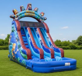 T8-8497 Nella Knight Theme Inflatable Wa...