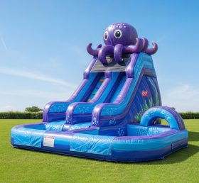 T8-8501 Octopus Theme Inflatable Water S...