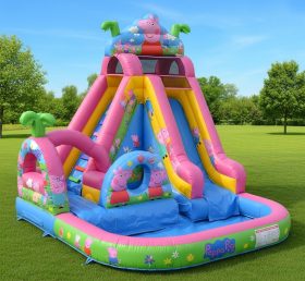 T8-8507 Peppa Pig Theme Inflatable Water...