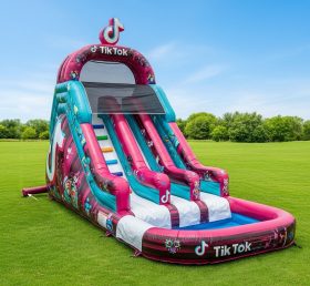 T8-8563 Tiktok Theme Inflatable Water Sl...