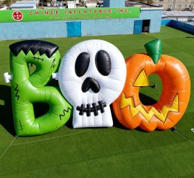Cartoon3-223 Halloween BOO Inflatable De...
