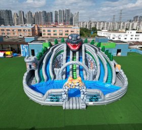 Pool3-606 Godzilla Theme Pool Water Park