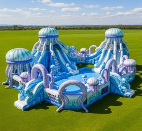 Pool3-476 Jellyfish Theme Pool Water Par...