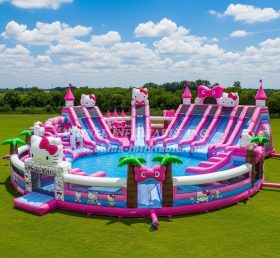 Pool3-611 Hello Kitty Theme Pool Water P...