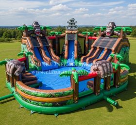 Pool3-616 King Kong Theme Pool Water Par...