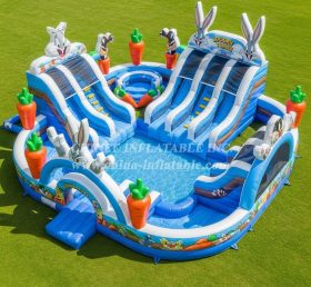 Pool3-627 Looney Tunes Theme Pool Water ...