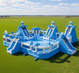 Pool3-722 The Smurfs Theme Pool Water Pa...