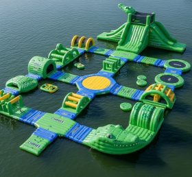 S427 Crocodile Theme Inflatable Water Pa...