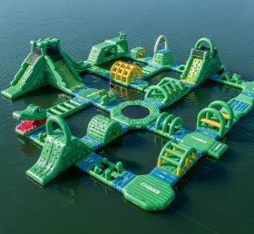 S430 Crocodile Theme Inflatable Water Pa...