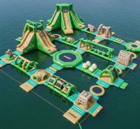 S436 Dinosaur Theme Inflatable Water Par...