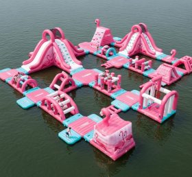 S469 Flamingo Theme Inflatable Water Par...