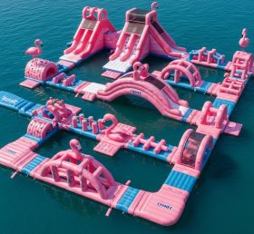 S476 Flamingo Theme Inflatable Water Par...