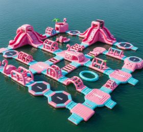 S477 Flamingo Theme Inflatable Water Par...