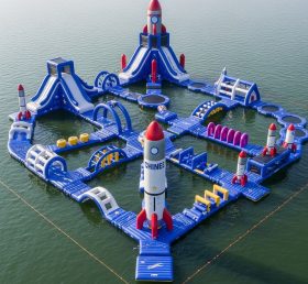 S546 Rocket Theme Inflatable Water Park
