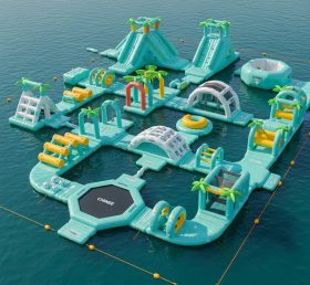 S573 Tropical Theme Inflatable Water Par...