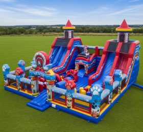 T6-6538 Paw Patrol Theme Inflatable Func...