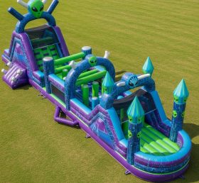T7-3695 Alien Theme Inflatable Obstacle ...