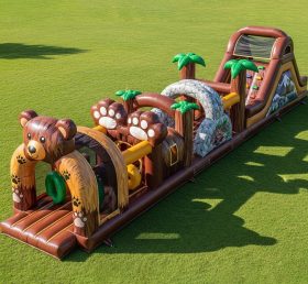 T7-3708 Bear Theme Inflatable Obstacle C...