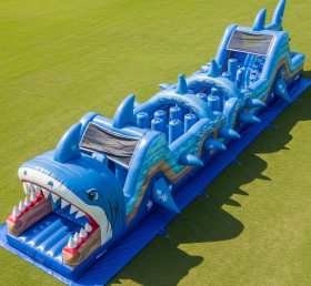 T7-3994 Shark Theme Inflatable Obstacle ...