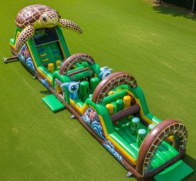 T7-4044 Turtle Theme Inflatable Obstacle...