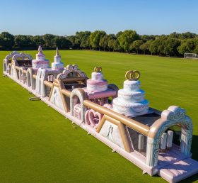 T7-4055 Weddings Theme Inflatable Obstac...