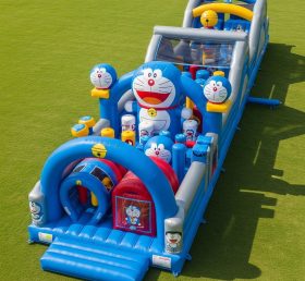T7-4164 Doraemon Theme Inflatable Obstac...