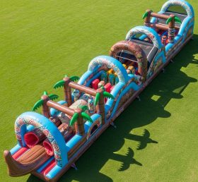 T7-4260 Moana Theme Inflatable Obstacle ...