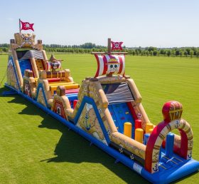 T7-4291 One Piece Theme Inflatable Obsta...