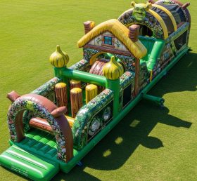 T7-4354 Shrek Theme Inflatable Obstacle ...