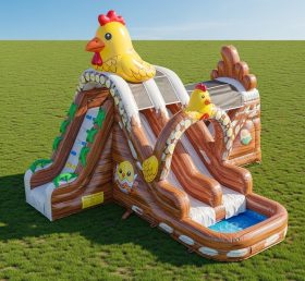 T8-5488 Chicken Theme Inflatable Water S...