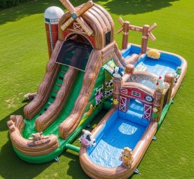 T8-5585 Farm Theme Inflatable Water Slid...