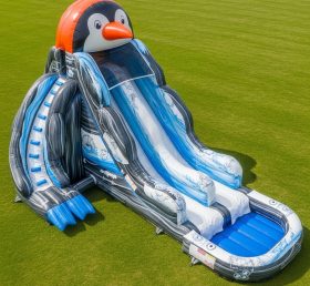 T8-5745 Penguin Theme Inflatable Water S...
