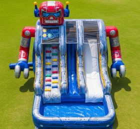 T8-5785 Robot Theme Inflatable Water Sli...