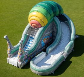 T8-5811 Snail Theme Inflatable Water Sli...