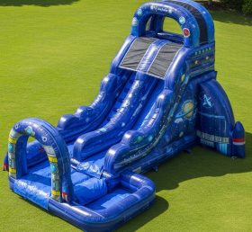 T8-5820 Space Theme Inflatable Water Sli...