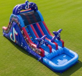 T8-5837 TikTok Theme Inflatable Water Sl...