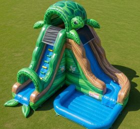 T8-5853 Turtle Theme Inflatable Water Sl...