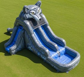 T8-5889 Wolf Theme Inflatable Water Slid...