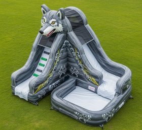 T8-5890 Wolf Theme Inflatable Water Slid...