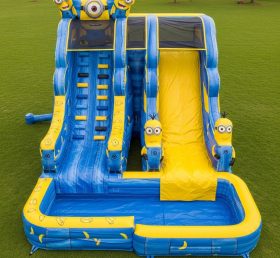 T8-7335 Minions Theme Inflatable Water S...