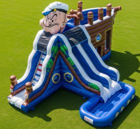 T8-7407 Popeye Theme Inflatable Water Sl...