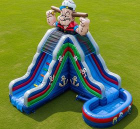 T8-7409 Popeye Theme Inflatable Water Sl...
