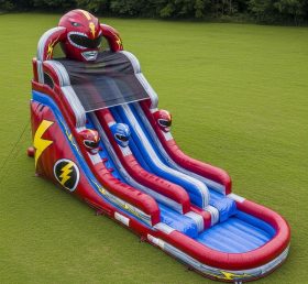 T8-7416 Power Rangers Theme Inflatable W...