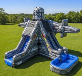 T8-7489 Star Wars Theme Inflatable Water...
