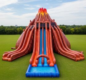 T8-7728 Volcano Theme Giant Slide