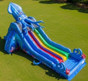 T8-9233 Giant Squid Inflatable Water Sli...
