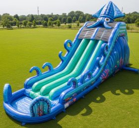 T8-9240 Octopus Inflatable Water Slide