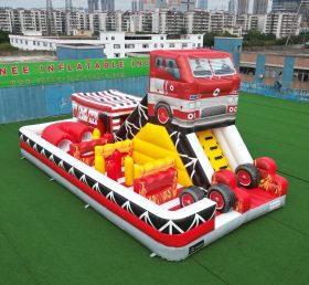 T2-8120 Fire Truck Inflatable Playground