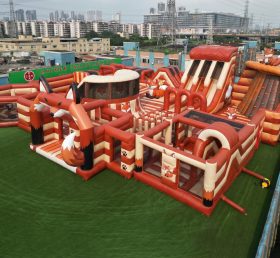 GF3-154 Fox Theme Inflatable Park