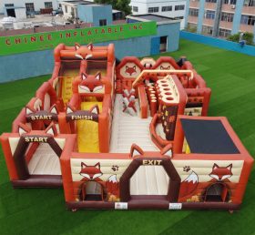 GF3-327 Fox Theme Inflatable Park